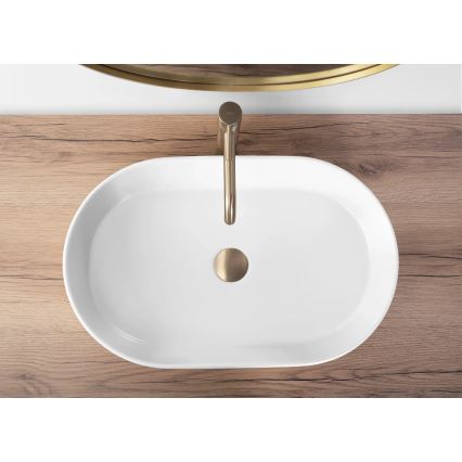 REA-U9657 - Lavabo à poser NADIA 38,5x61 cm céramique/blanc mat