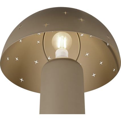Reality - Lampada da tavolo SETA 1xE14/28W/230V taupe