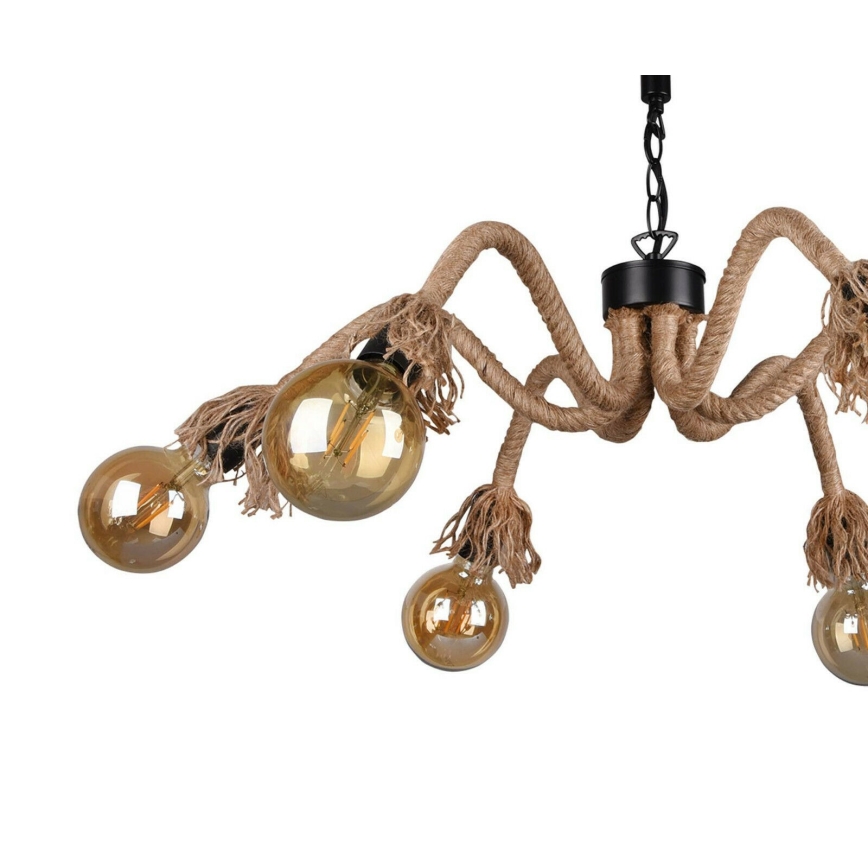 Reality - Lampadario a sospensione con catena ALVA 6xE27/10W/230V