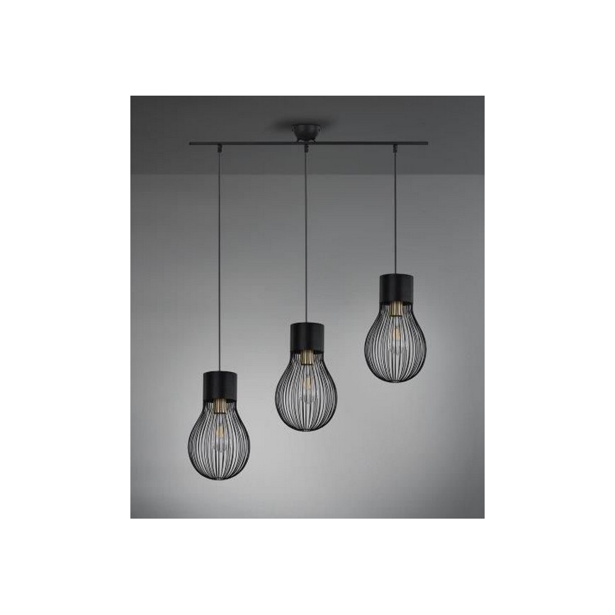 Reality - Lampadario a sospensione con filo DAVE 3xE27/40W/230V