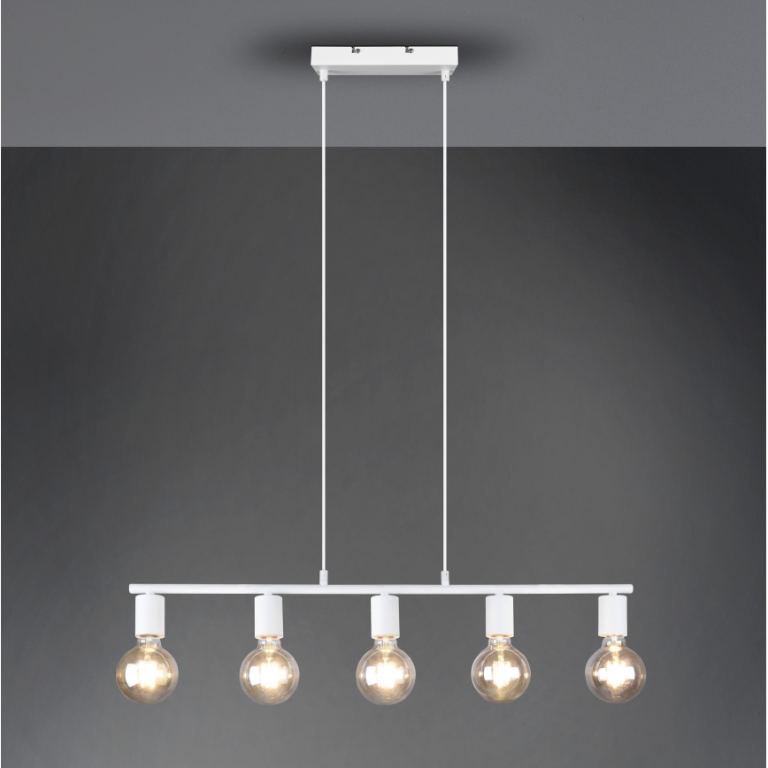 Reality - Lampadario a sospensione con filo VANNES 5xE27/40W/230V