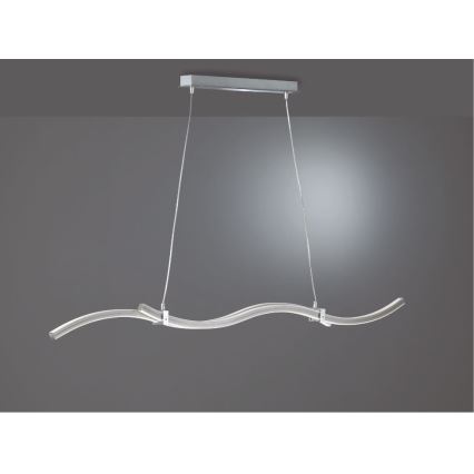 Reality - Lampadario LED a sospensione con filo WAVE LED/16W/230V + LED/9W