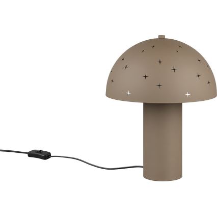 Reality - Lampe de table SETA 1xE14/28W/230V taupe