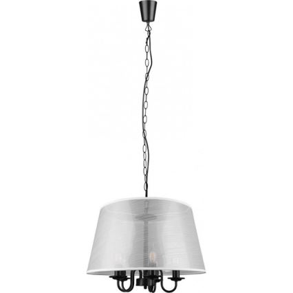 Reality - LED-Kronleuchter an Kette CIMA 5xE14/40W/230V grau