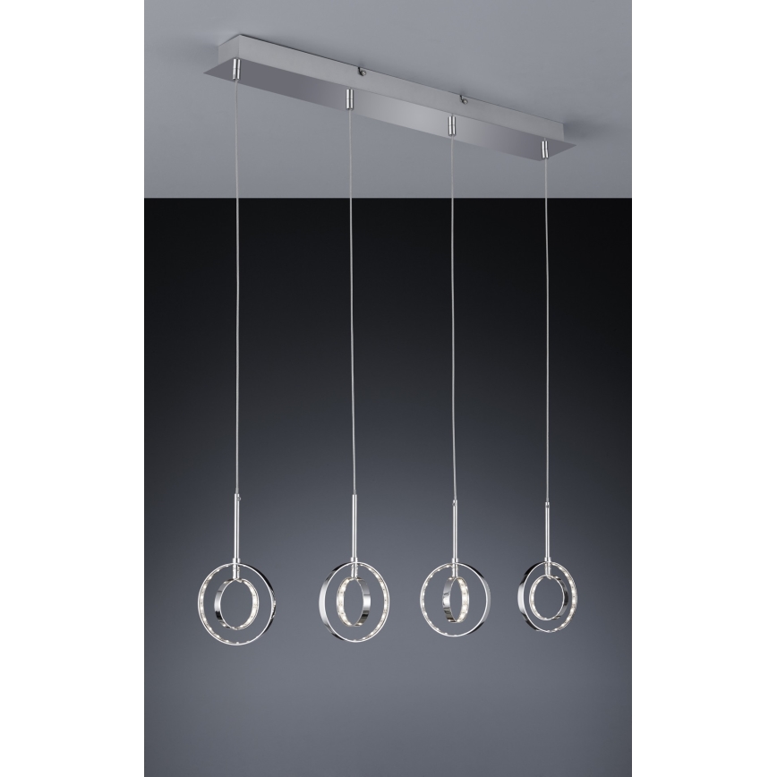 Reality - LED-Kronleuchter an Schnur PRATER 4xLED/4W/230V