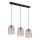 Reality - Lustre suspendu sur câble LOVIS 3xE27/40W/230V noir