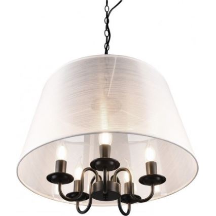 Reality - Suspension chaîne LED CIMA 5xE14/40W/230V gris