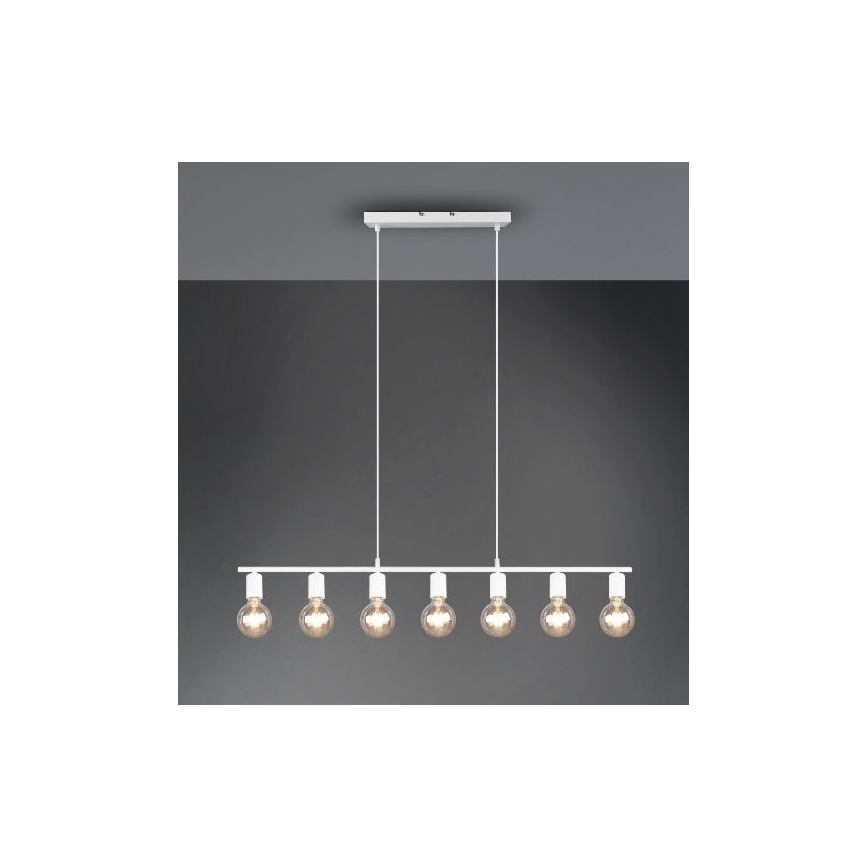 Reality - Suspension filaire VANNES 7xE27/40W/230V