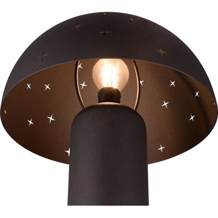 Reality - Tischleuchte SETA 1xE14/28W/230V schwarz