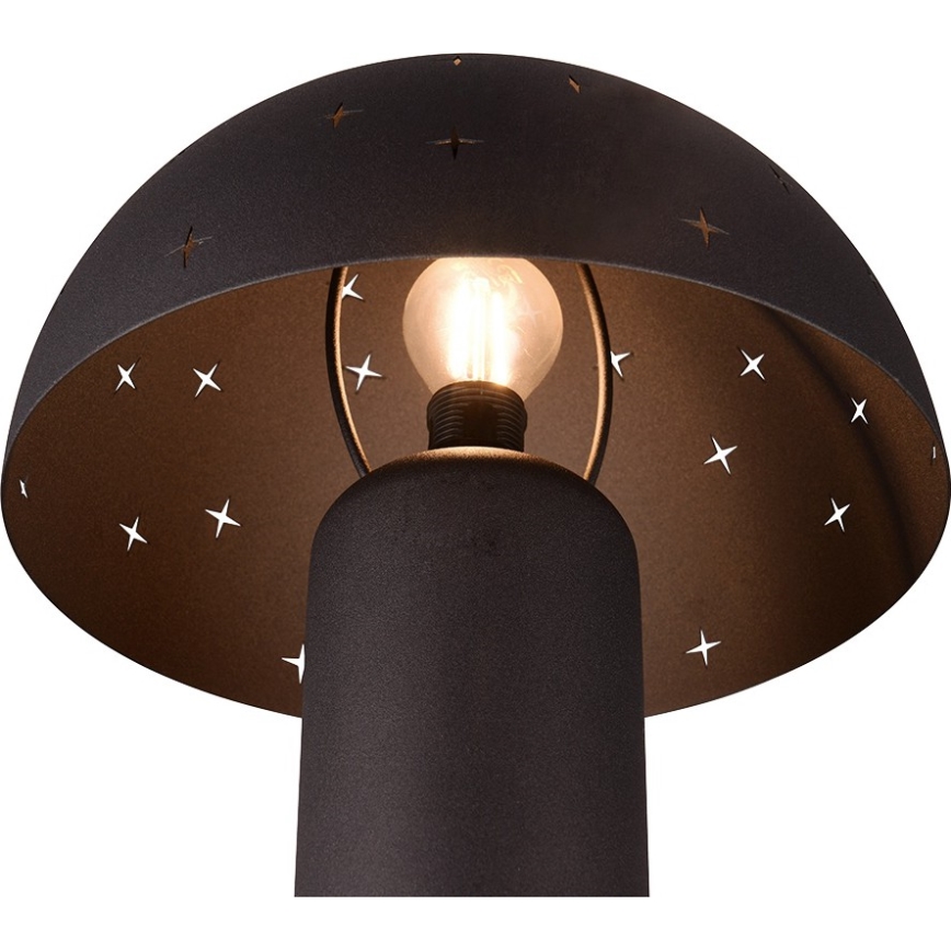 Reality - Tischleuchte SETA 1xE14/28W/230V schwarz