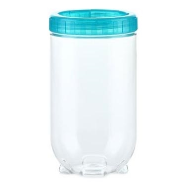 Récipient alimentaire INTERLOCK 0,5 l turquoise/transparent