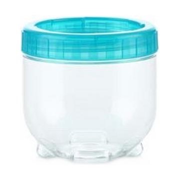 Récipient alimentaire INTERLOCK 0,5 l turquoise/transparent