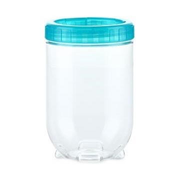 Récipient alimentaire INTERLOCK 0,7 l turquoise/transparent