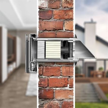 Recuperatore di calore per ambienti 12W Wi-Fi Tuya + telecomando