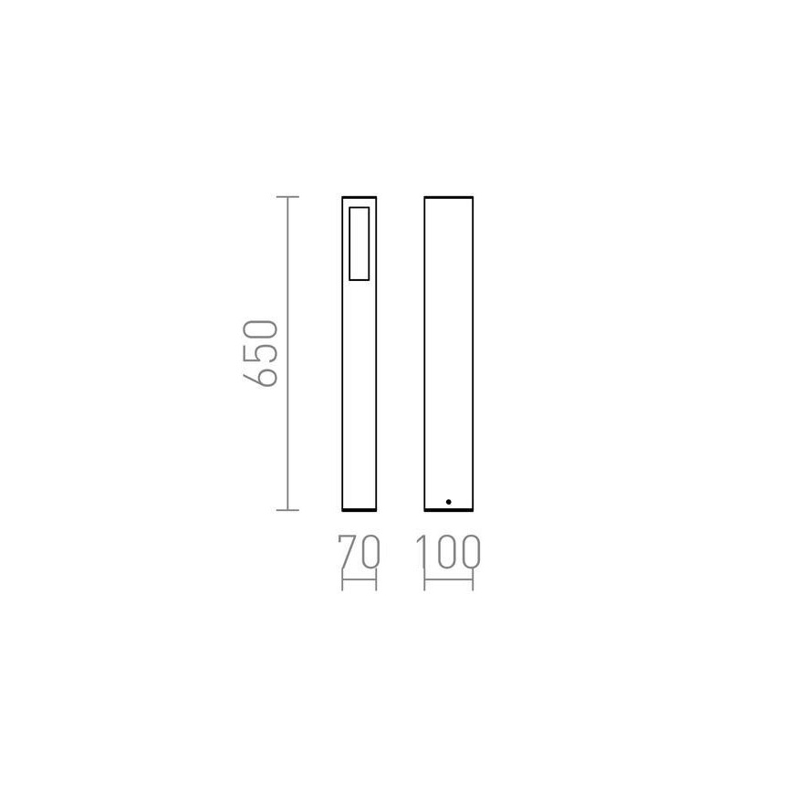 RED - Design Rendl - R10441 - Lampada da esterno TREEZA 1xE27/26W/230V IP54