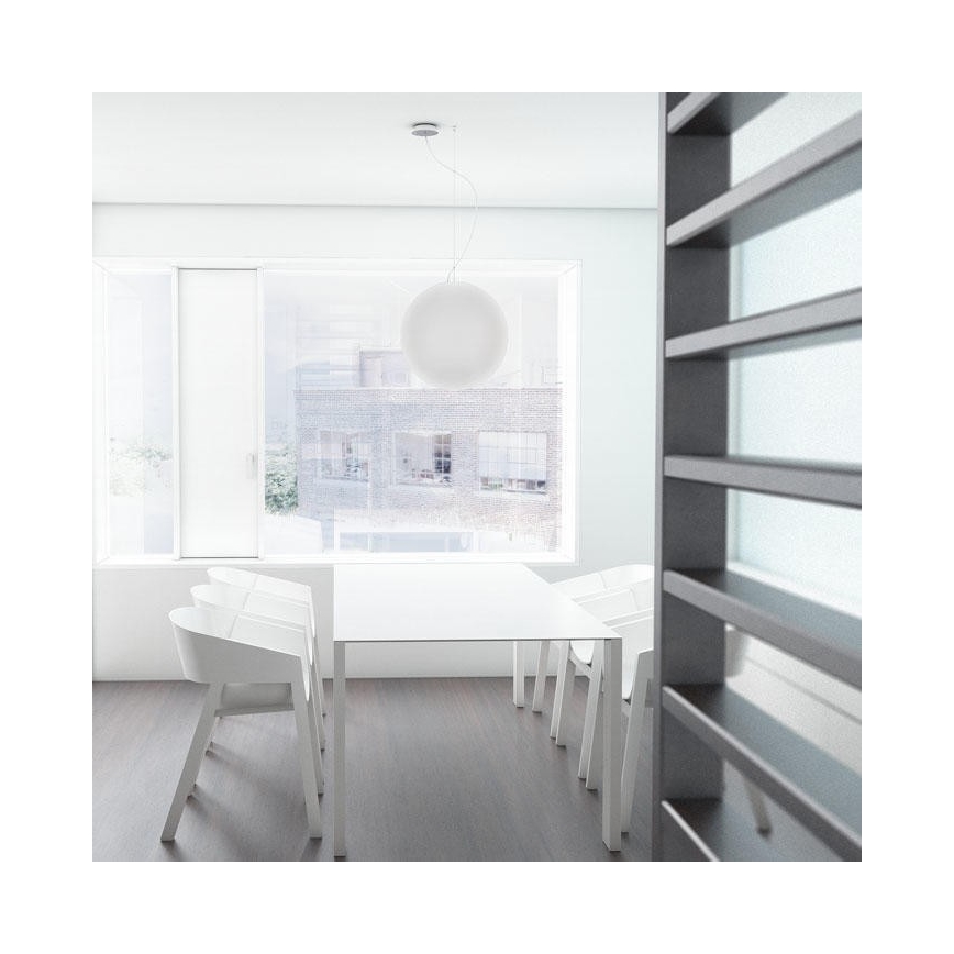 RED - Design Rendl - R10479 - Lampadario su corda LUNEA 1xE27/70W/230V