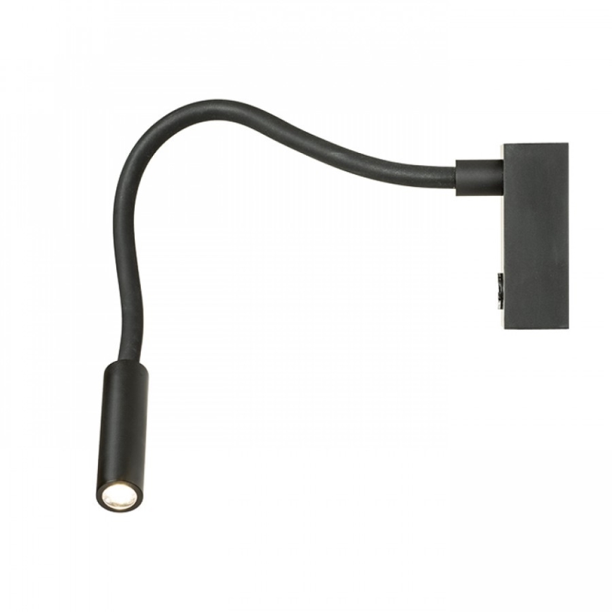 RED - Design Rendl - R10541 - Lampada da parete a LED AIM LED/3W/230V nero