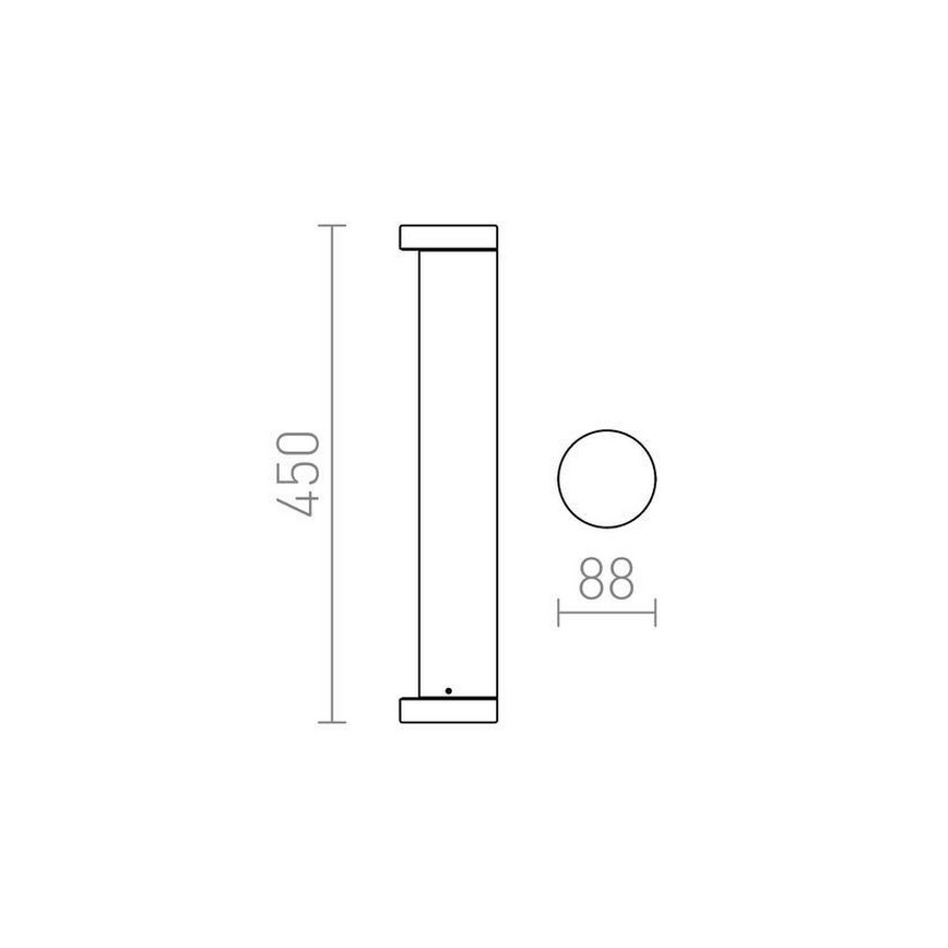 RED - Design Rendl - R11171 - LED Auβenlampe SONET LED/7W/230V IP54 anthrazit
