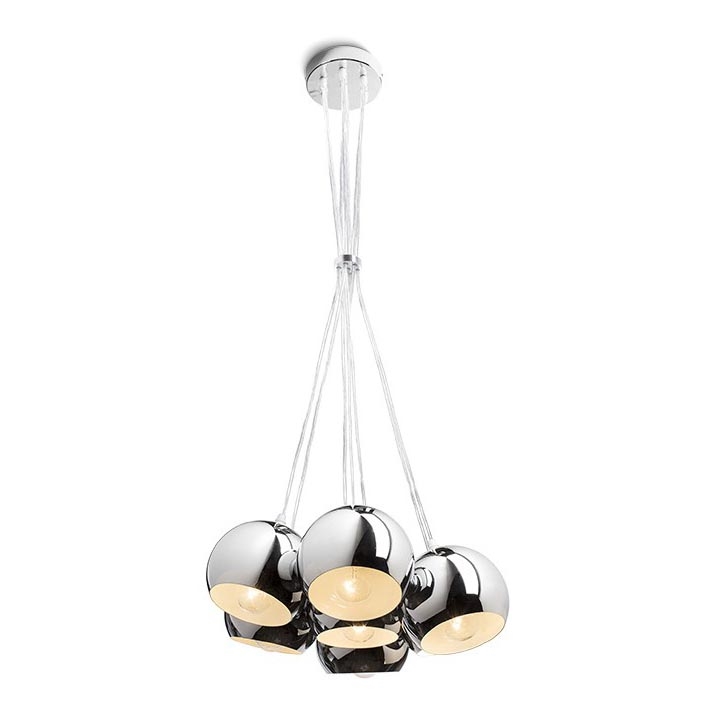 RED - Design Rendl - R11761 - Lampadario su corda ASTROMET 7xE27/42W/230V