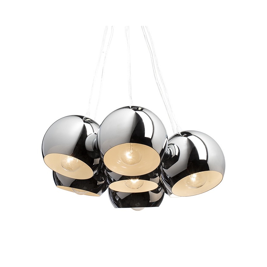 RED - Design Rendl - R11761 - Lampadario su corda ASTROMET 7xE27/42W/230V