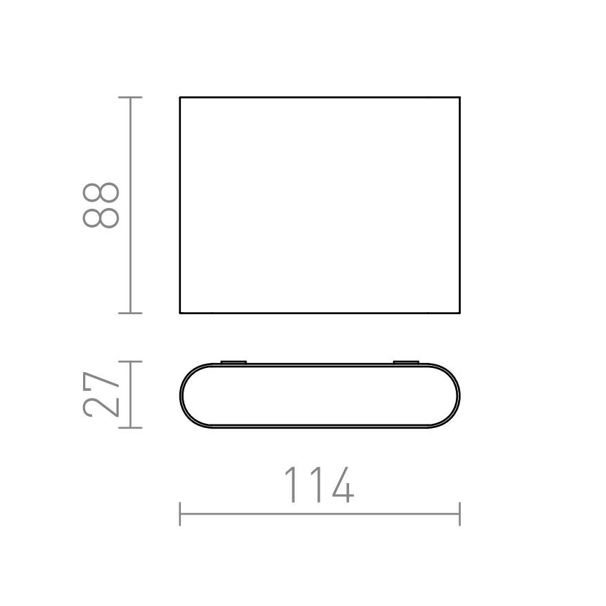 RED-Design Rendl-R12012- Applique da esterno LED CHOIX 2xLED/3W/230V IP54