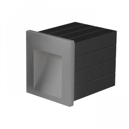 RED - Design Rendl -R12014- Lumière intégrée d'extérieur TESS LED/3W/230V IP54
