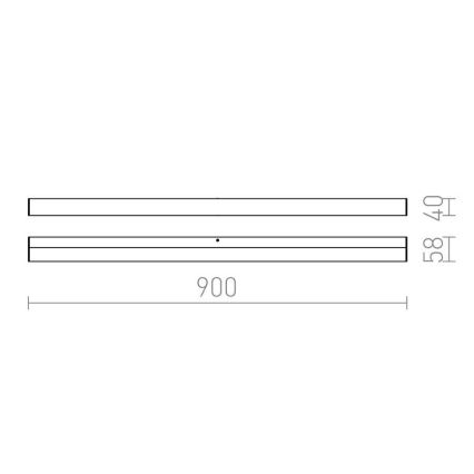 RED-Design Rendl-R12404- Applique da bagno LED LEVIA LED/18W/230V IP44