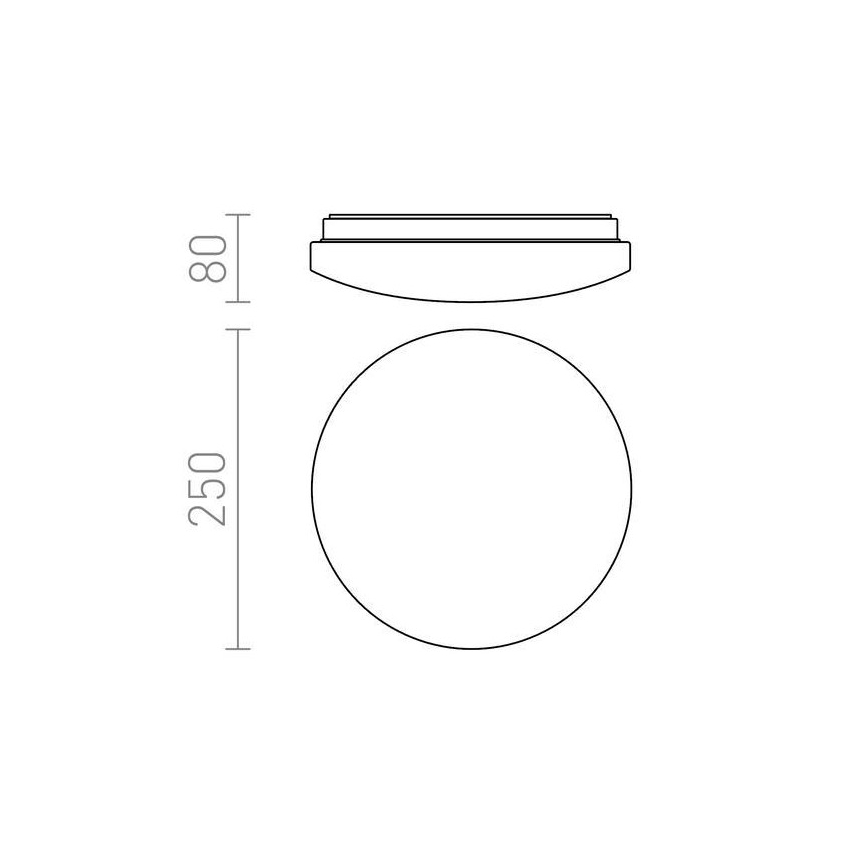 RED - Design Rendl - R12431 - Plafonnier SEMPRE LED/10W/230V