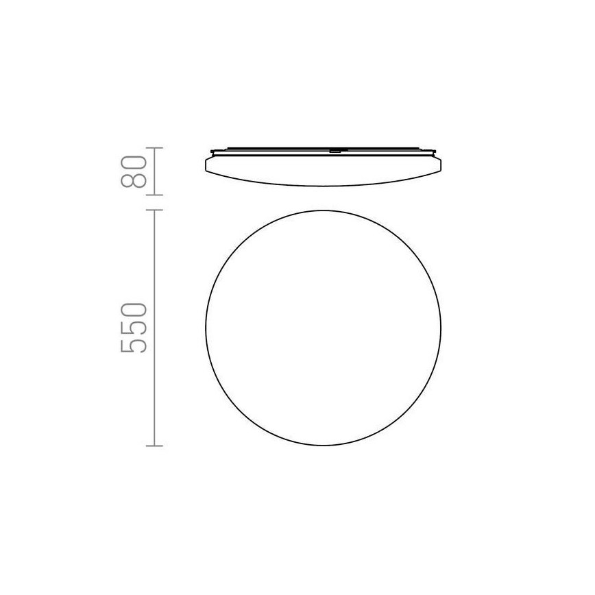 RED - Design Rendl - R12434 - Plafoniera LED SEMPRE LED/56W/230V tonda