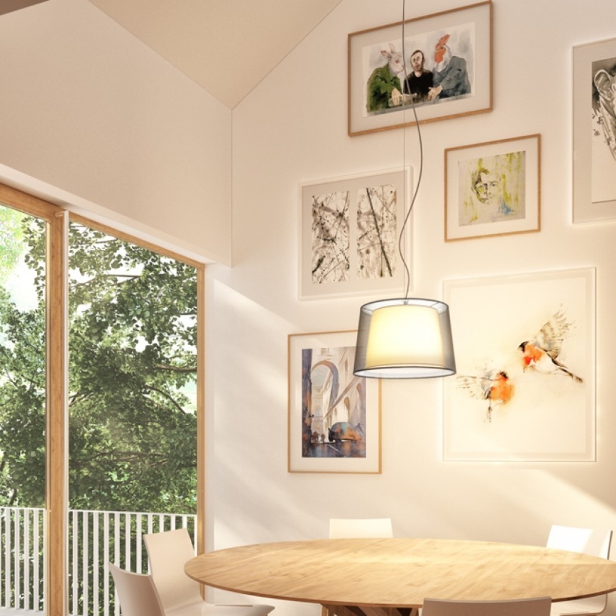 RED - Design Rendl - R12483 - Hängeleuchte ESPLANADE 1xE27/42W/230V