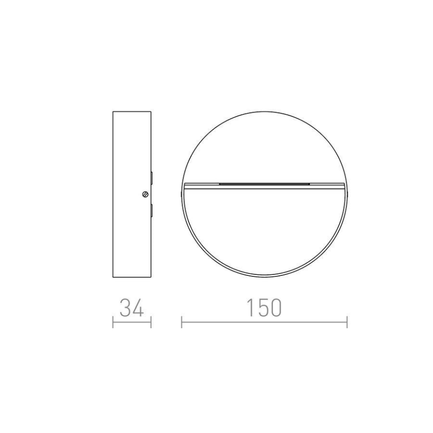 RED-Design Rendl-R12539- Lampada da incasso a LED per esterni AQILA LED/6W/230V IP54