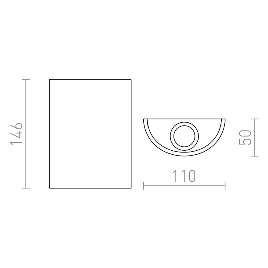 RED - Design Rendl - R12592 - LED Wandbeleuchtung DAFFY LED/6W/230V weiß