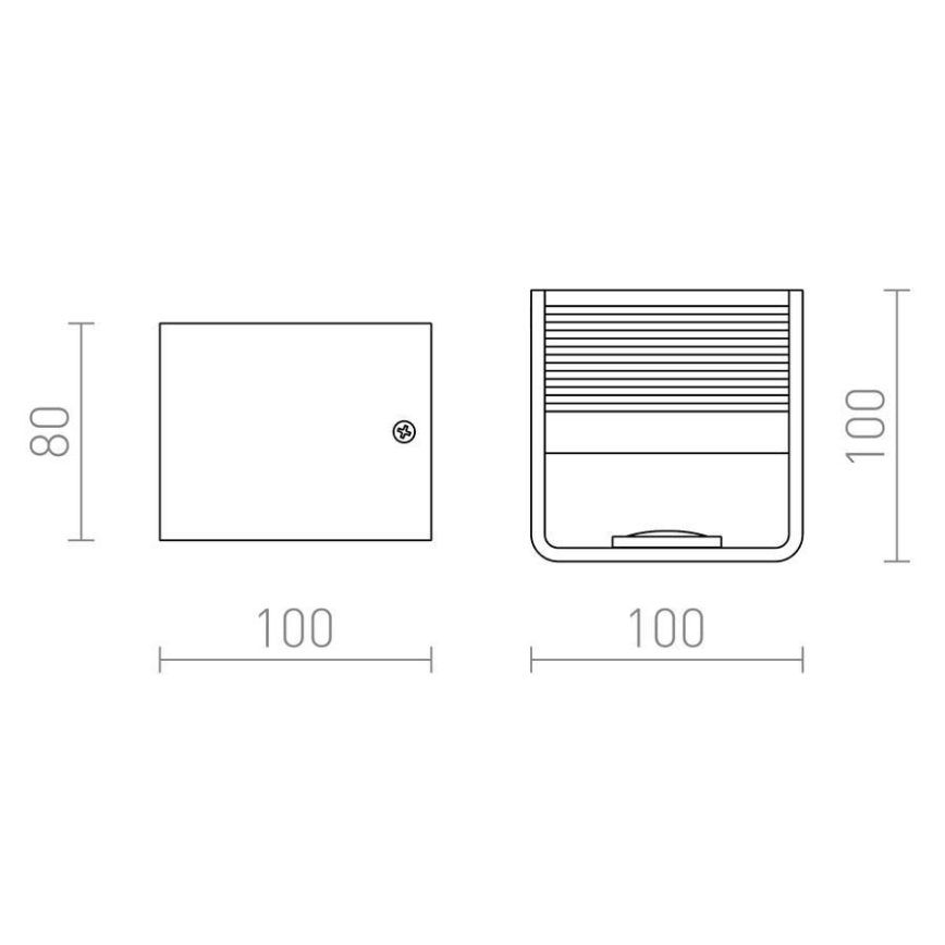 RED - Design Rendl - R12598 - LED Wandbeleuchtung ONYX LED/5W/230V weiß