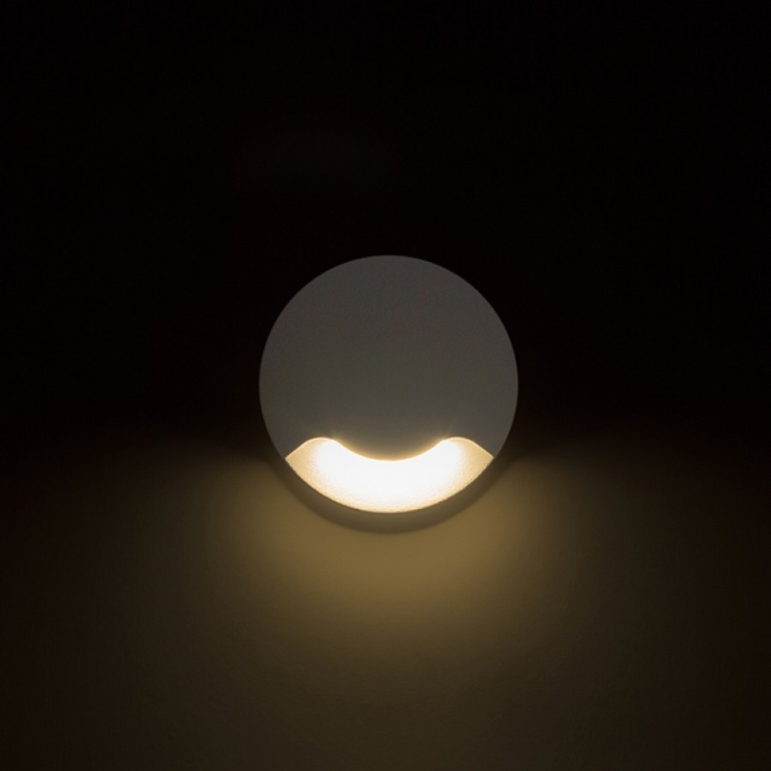RED - Design Rendl-R12615 - Lumière intégrée d'extérieur KICK LED/1W/230V IP54