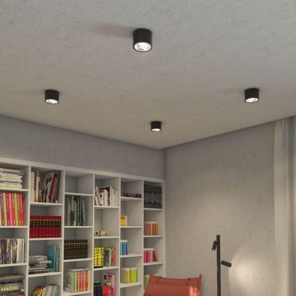 RED - Design Rendl-R12634 - Spot LED à intensité variable KELLY 15W/230V noir