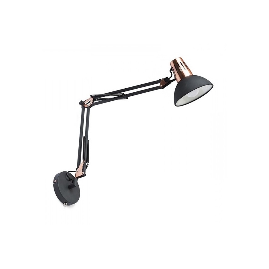 RED - Design Rendl - R12651 - Lampada da muro ANTE 1xE27/28W/230V nera