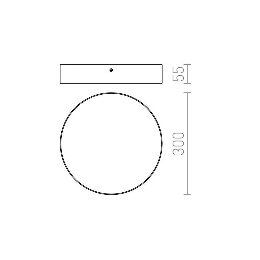 RED - Design Rendl - R12845 - Plafonnier LARISA LED/30W/230V doré