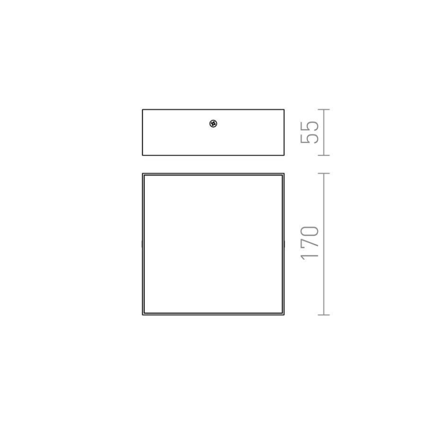 RED - Design Rendl - R12848 - LED Deckenleuchte LARISA LED/15W/230V weiß