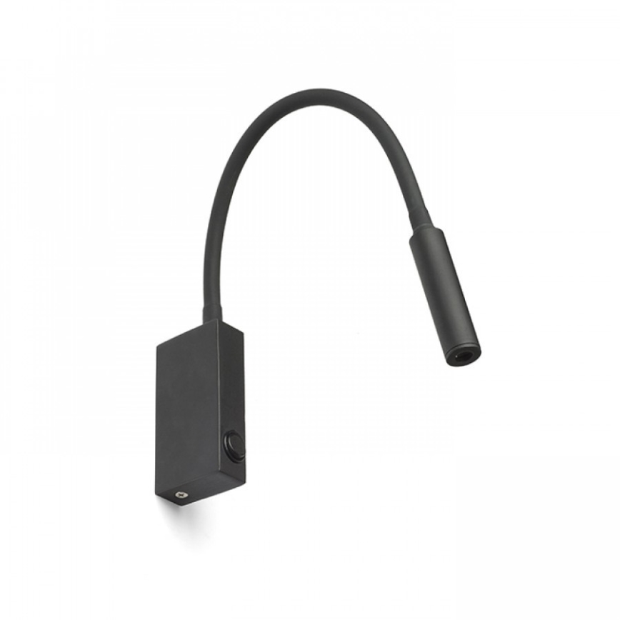 RED - Design Rendl - R12945 - Petite lampe flexible EKE LED/3W/230V noir