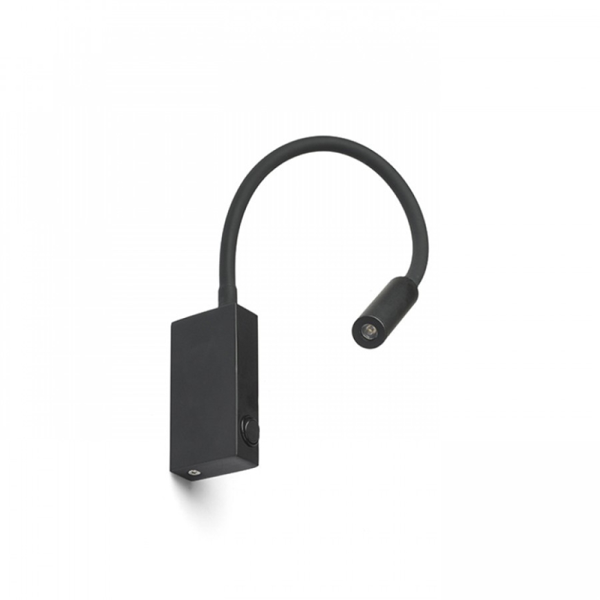 RED - Design Rendl - R12945 - Petite lampe flexible EKE LED/3W/230V noir