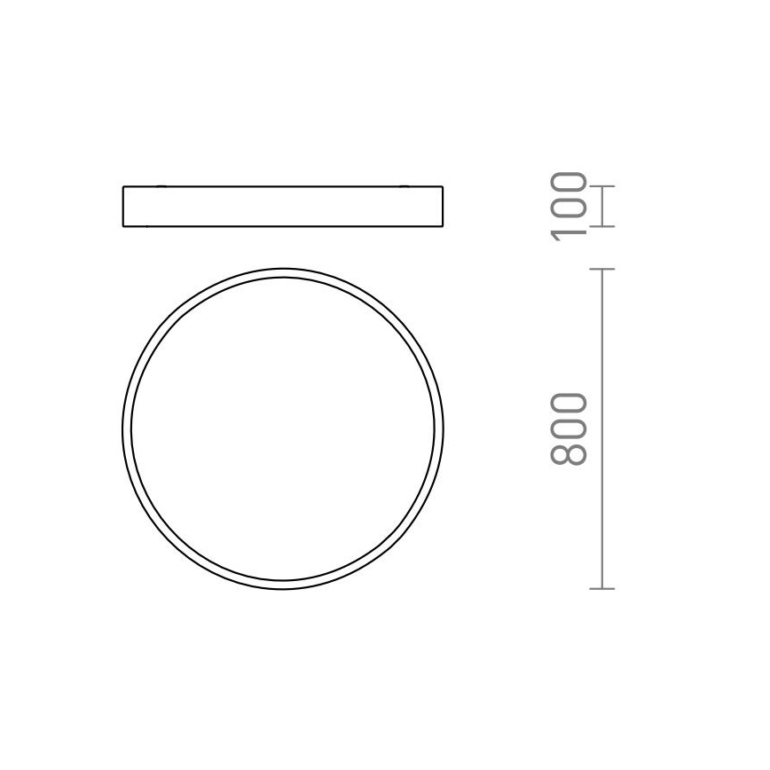 RED - Design Rendl - R13334 - LED Deckenleuchte MEZZO LED/100W/230V weiß