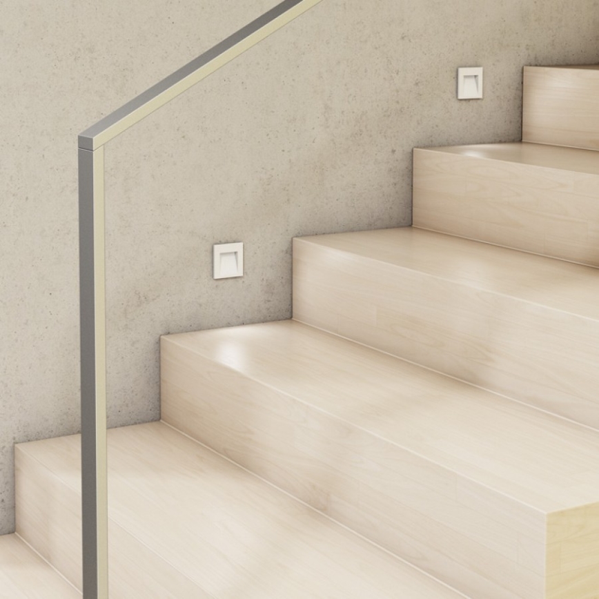 RED - Design Rendl - R12013 - Lumière intégrée d'extérieur TESS LED/3W/230V IP54 blanc