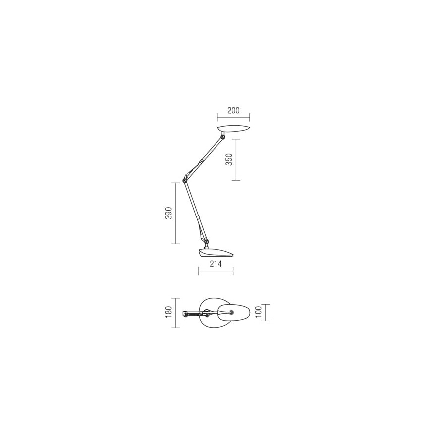 Redo 01-1036 - LED Tischlampe KEPLER VEIOZA LED/6.5W/230V