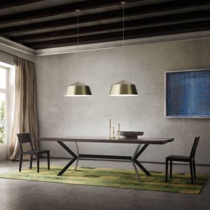 Redo 01-1102 - Suspension filaire AYLA 1xE27/42W/230V d. 56 cm doré