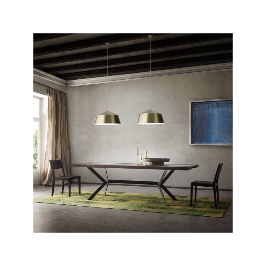Redo 01-1102 - Suspension filaire AYLA 1xE27/42W/230V d. 56 cm doré