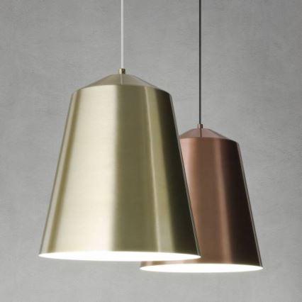 Redo 01-1104 - Hängeleuchte AYLA 1xE27/42W/230V d 36 cm golden