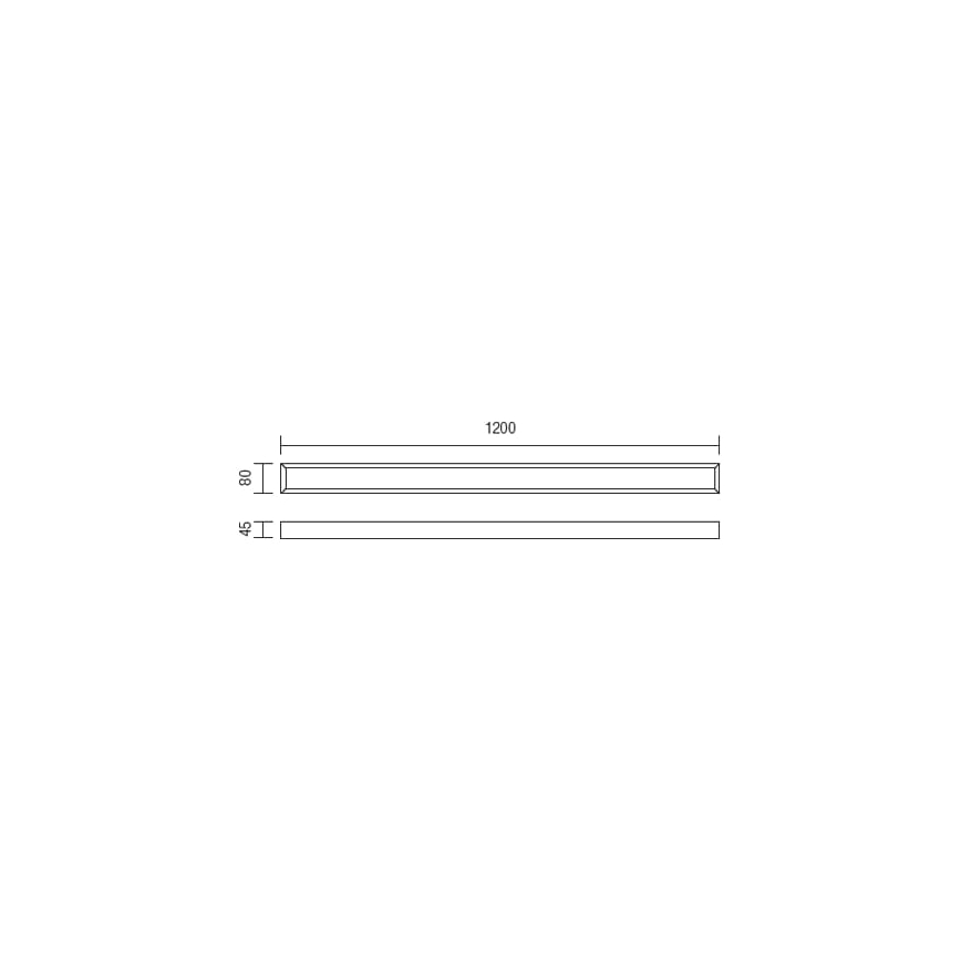 Redo 01-1132 - Illuminazione a LED per specchi da bagno HORIZON LED/30W/230V 120 cm IP44