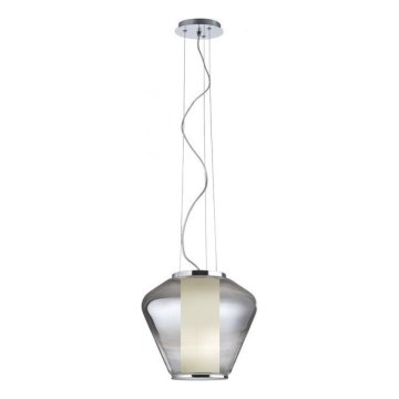 Redo 01-1140 - Suspension filaire FUSION 1xE27/42W/230V d. 38 cm gris