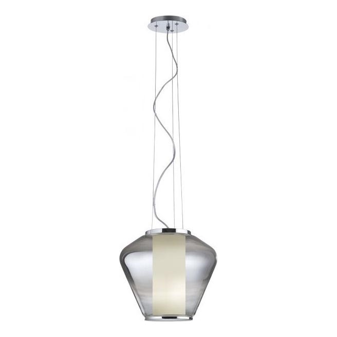 Redo 01-1140 - Suspension filaire FUSION 1xE27/42W/230V d. 38 cm gris
