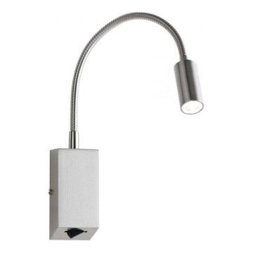 Redo 01-1195 - Flexible kleine LED-Leuchte HELLO LED/3W/230V matt Chrom